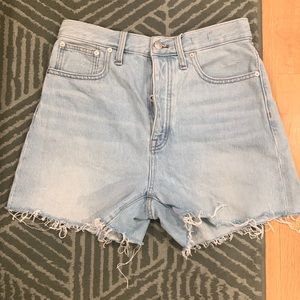 Madewell Mom Jean High Waist Short - 28 - like new
